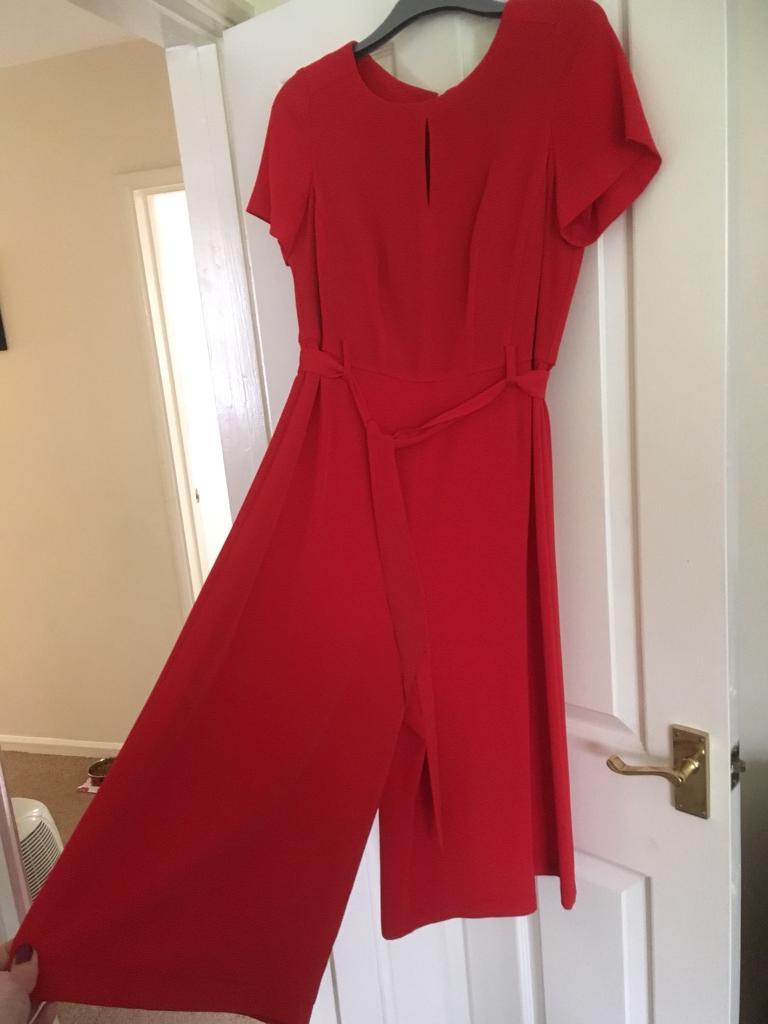 red jumpsuit size 14